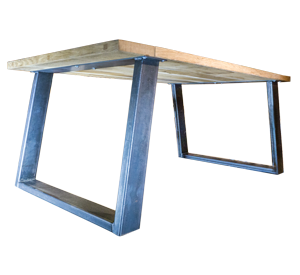 Tischuntergestell Metall U-Form gewinkelt