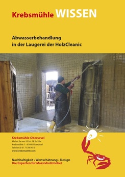 Abwasserbehandlung in der Laugerei der HolzCleanic