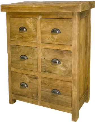 Schubladenkommode Sideboard mit 6 Schubladen