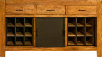 Sideboard mit Weinlager